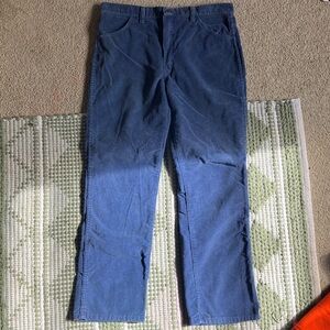 Vintage Rustler Blue Corduroy Pants